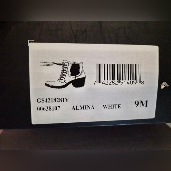 MIA White and Black Lace-Up Combat Boots - Picture 14 of 14